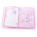 Girabrilla - Unicorn Magic reuzenagenda met pluizige omslag en afneembaar etui