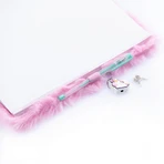 Girabrilla - Unicorn Magic reuzenagenda met pluizige omslag en afneembaar etui