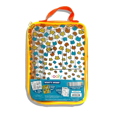 Kit portátil de actividades y para colorear - Gatito - ¡Adelante! Gatito en la ciudad