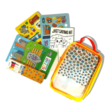 Kit portátil de actividades y para colorear - Gatito - ¡Adelante! Gatito en la ciudad