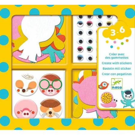 Djeco vilten dierencollages