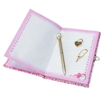 Tweed Glamour Girabrilla Tweed Journal - dagboek met tweed kaft, pailletten en hangslot, inclusief pen