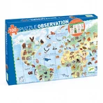 Djeco Animales del mundo puzzle de observación