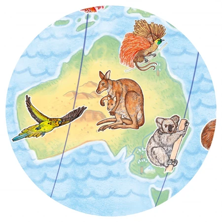 Djeco Animales del mundo puzzle de observación
