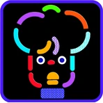 Geobonhomme spel met magneten Djeco