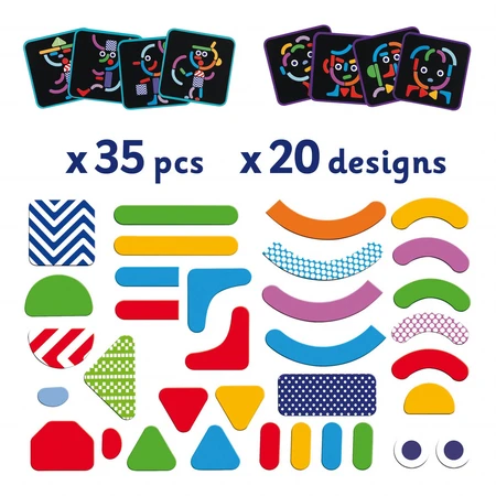 Geobonhomme spel met magneten Djeco
