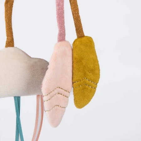 Jucarie senzoriala bebe Lebada cu activitati, Moulin Roty