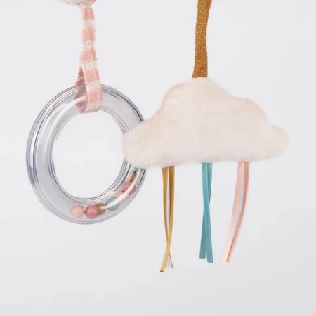 Jucarie senzoriala bebe Lebada cu activitati, Moulin Roty