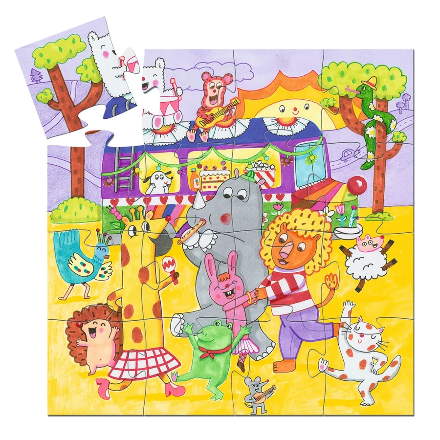 Puzzle Djeco - Autobús de la Infancia