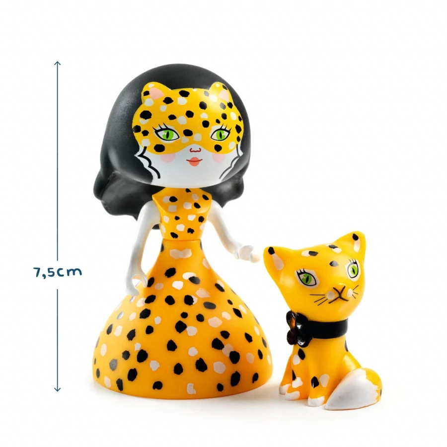 Arty Toys beeldje prinses Feline en Cleo de kat, Djeco