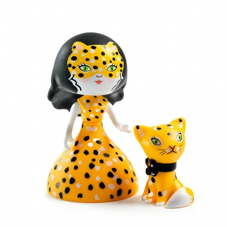 Arty Toys beeldje prinses Feline en Cleo de kat, Djeco