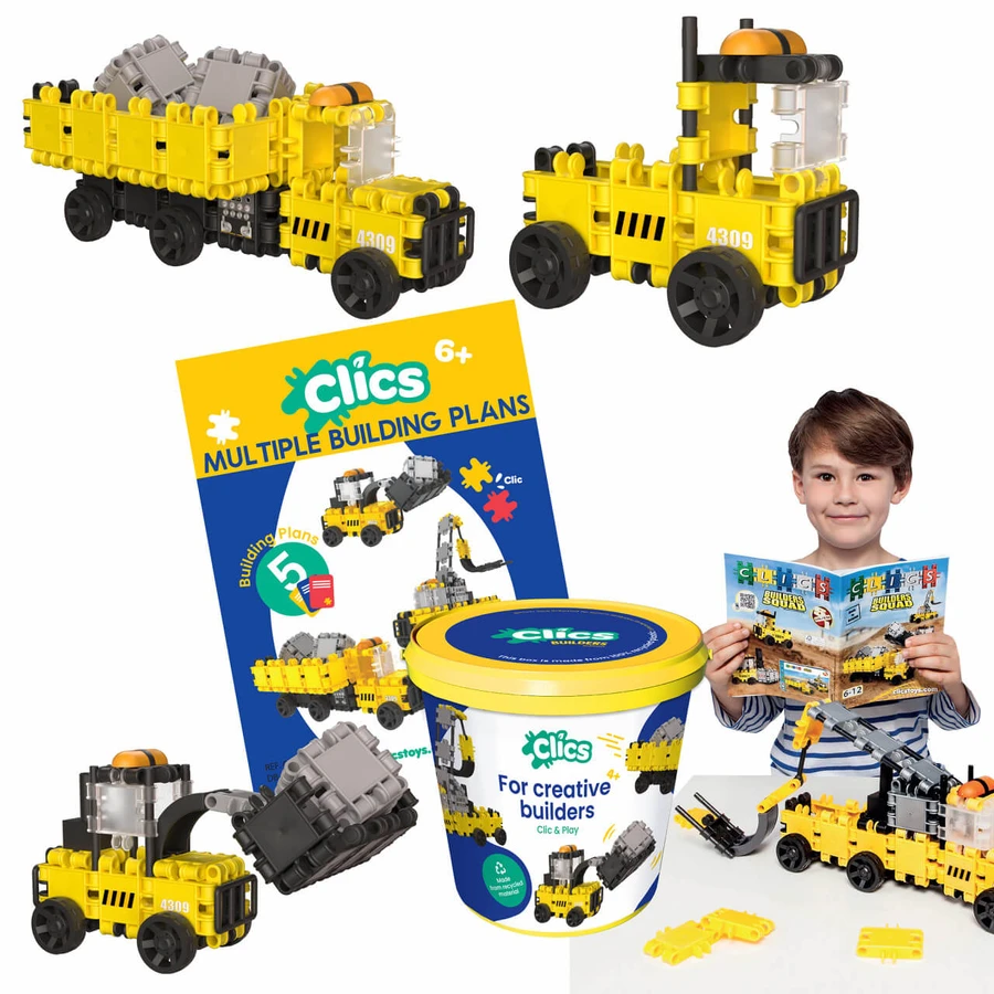 Juego de construcción de vehículos Clics 5 en 1