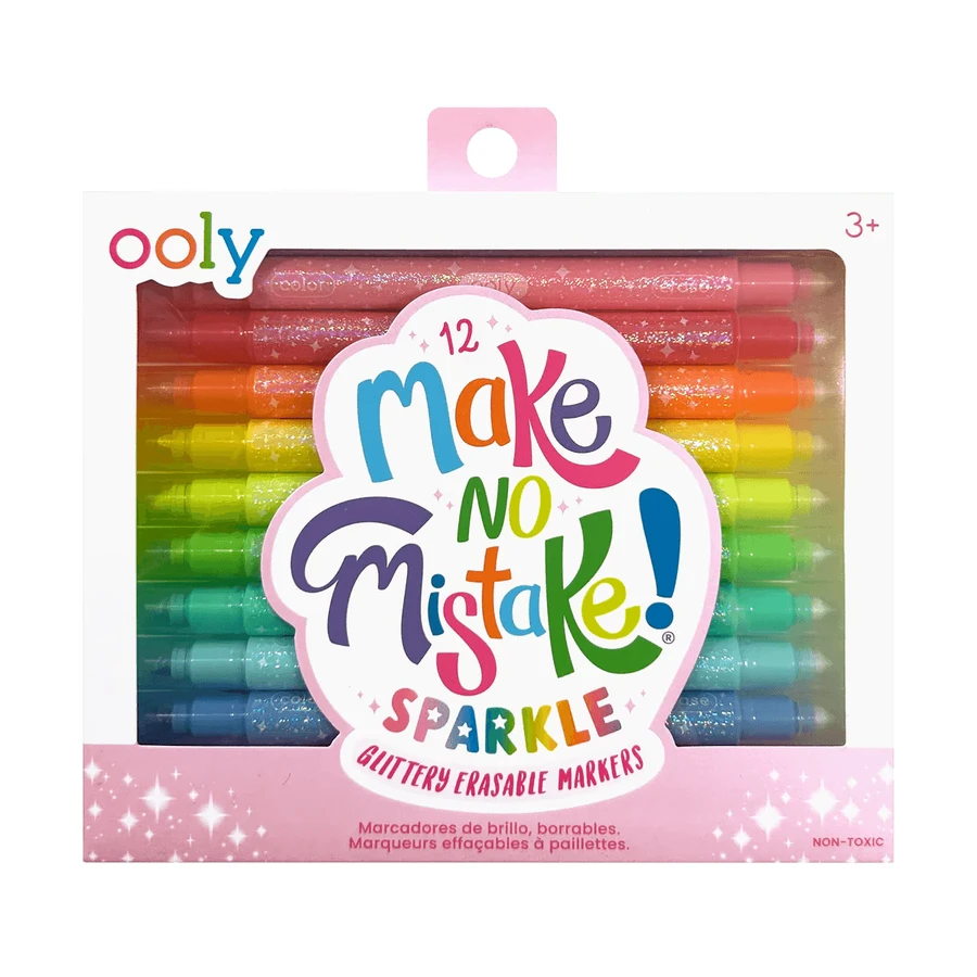 Crayones de limpieza brillantes - ¡No se equivoque! - Juego de 12