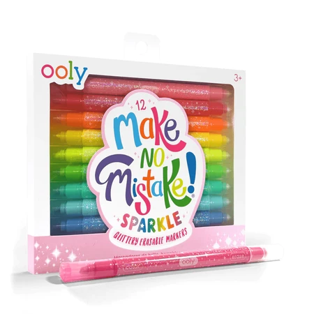 Crayones de limpieza brillantes - ¡No se equivoque! - Juego de 12