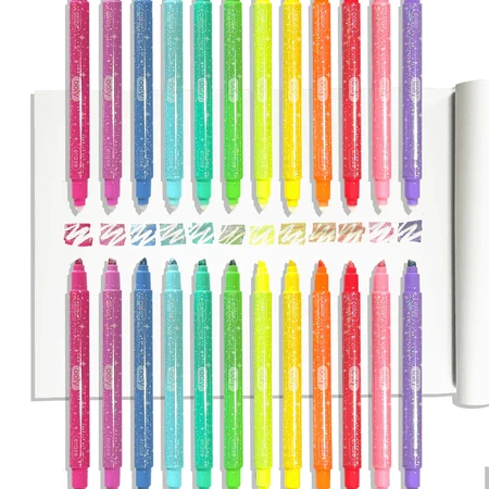 Crayones de limpieza brillantes - ¡No se equivoque! - Juego de 12