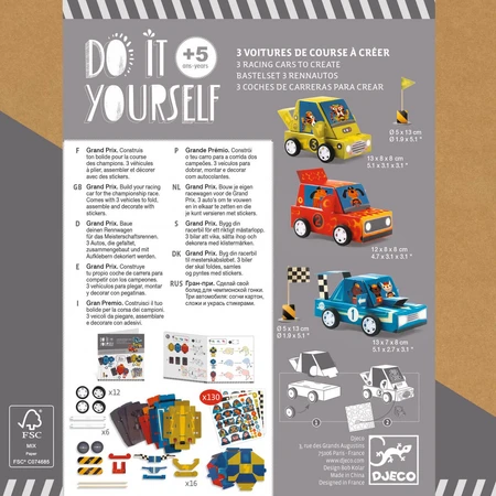 Creatief spel DIY Grand Prix, Djeco