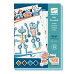 Creatief stempelspel spel Alien robots, Djeco