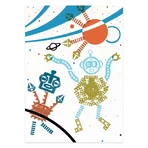Creatief stempelspel spel Alien robots, Djeco