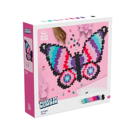Plus-Plus Getallen Puzzels, 500 stukjes, Vlinder