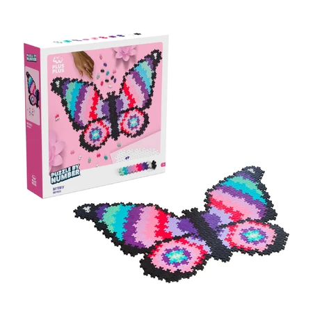 Plus-Plus Getallen Puzzels, 500 stukjes, Vlinder