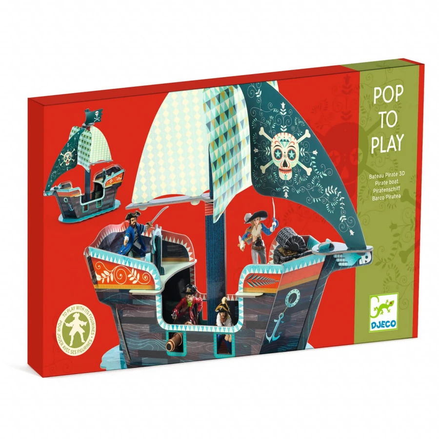 Pirate ship Djeco 3D model