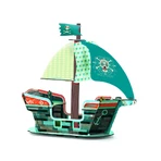Pirate ship Djeco 3D model