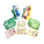 Set de tarjetas de notas y pegatinas - ¡Cachorros, Tadas diminutas!