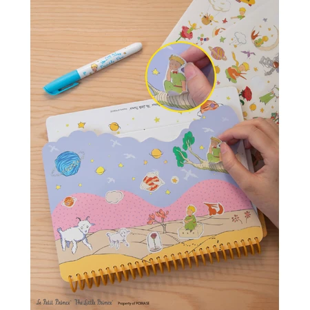 Tragbares Aquarellmalbuch - Kleingedruckt