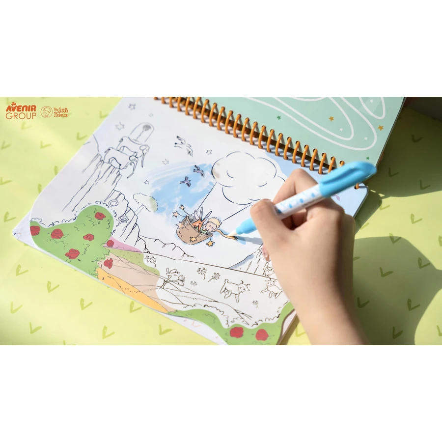 Tragbares Aquarellmalbuch - Kleingedruckt