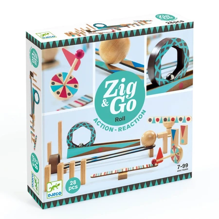Zig & Go Djeco, trail building set, 28 pieces