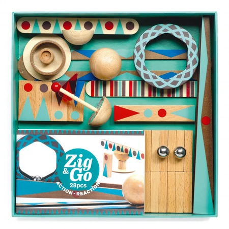 Zig & Go Djeco, trail building set, 28 pieces