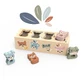 Speedy Monkey wooden animal shape sorting box
