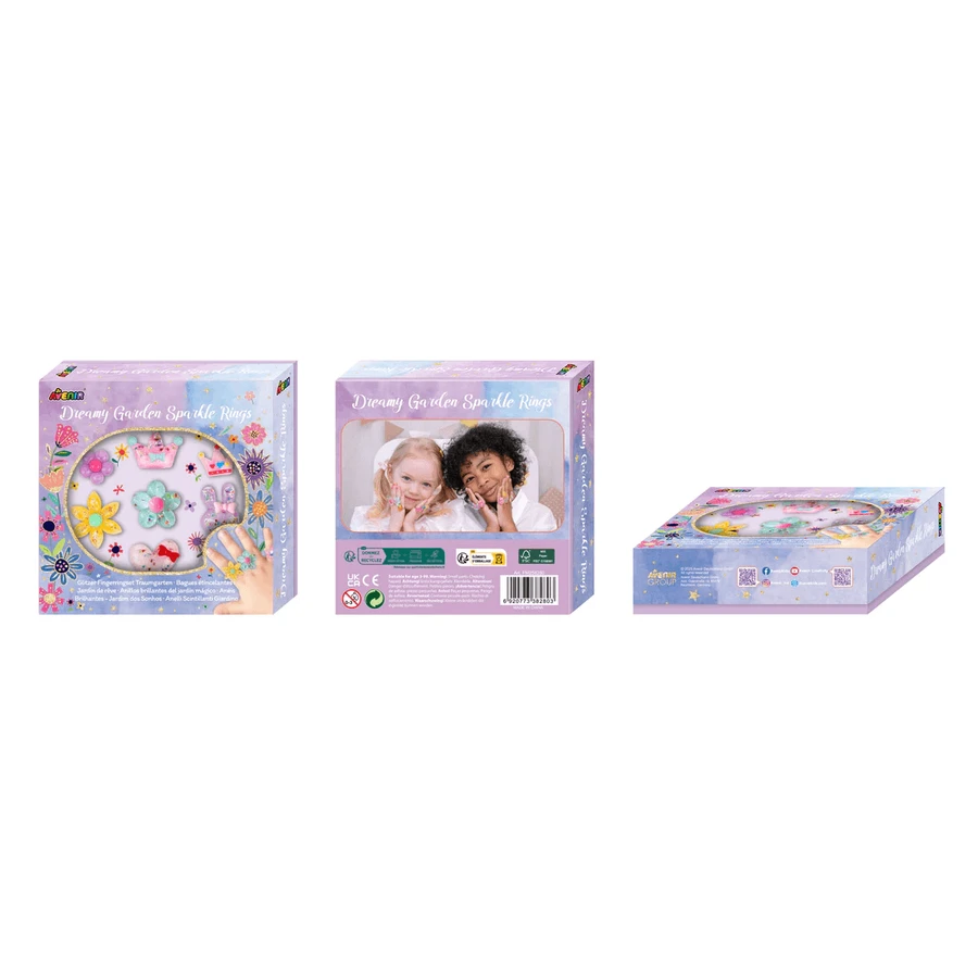 Juego de anillos brillantes Fancy Me "Dream Garden