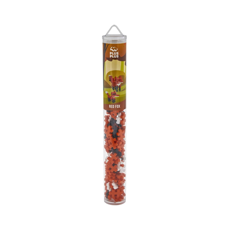 Juego de construcción Plus-Plus, tubo de 100 piezas, Fox