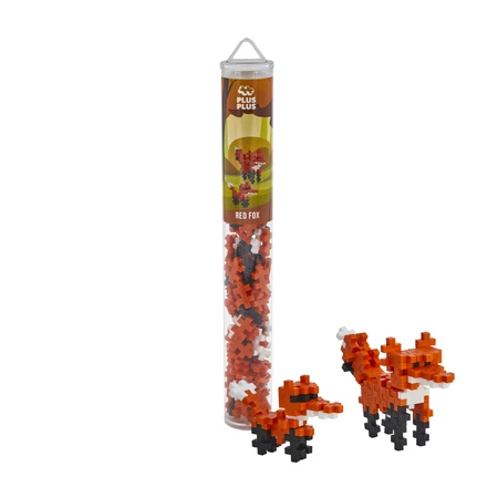 Juego de construcción Plus-Plus, tubo de 100 piezas, Fox