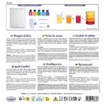 Creative kit - Vegetable wax candles with sandy look - Sentosphere