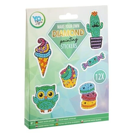 Creative set, Create your own rhinestone stickers, Diamond paint stickers, Grafix