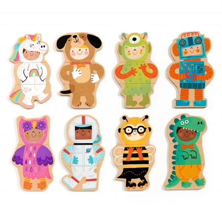 Juego Djeco Magnets Animales disfrazados