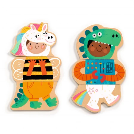 Juego Djeco Magnets Animales disfrazados