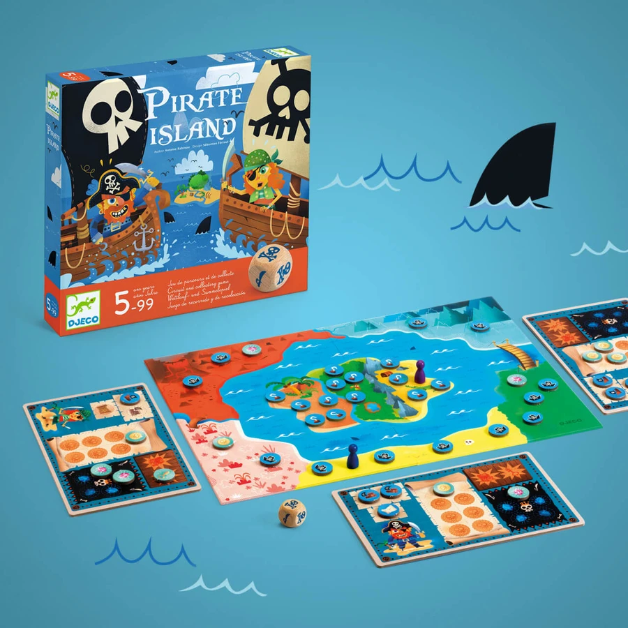 Board game Pirate Island, Djeco