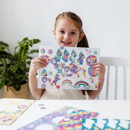 Super eenhoorn stickerset