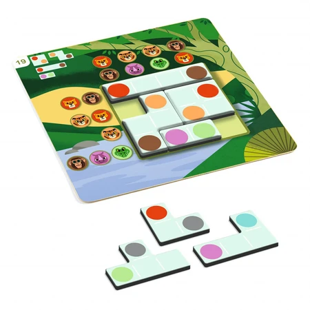 Juego de lógica, Animales salvajes, Djeco