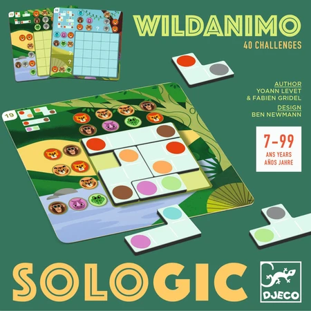 Juego de lógica, Animales salvajes, Djeco