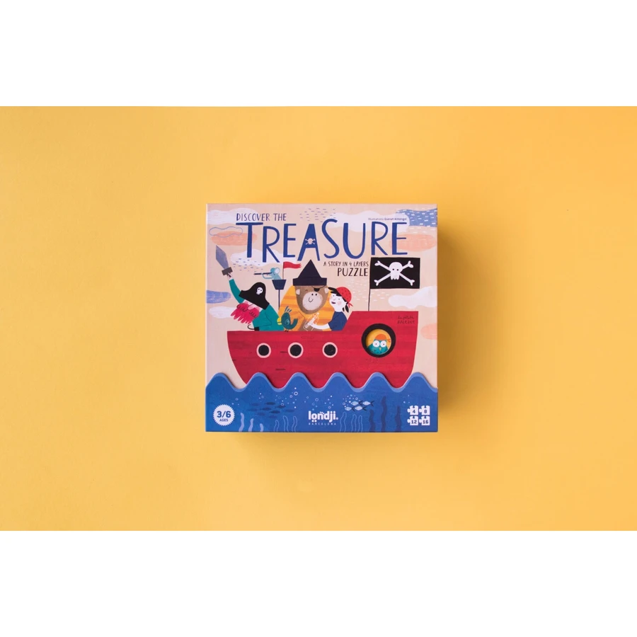 Puzzle Encuentra el tesoro, Londji