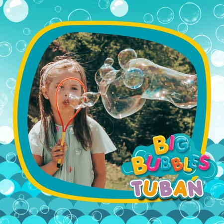 Set Globos de Jabón Gigantes - accesorio mariposa + solución 400 ml
