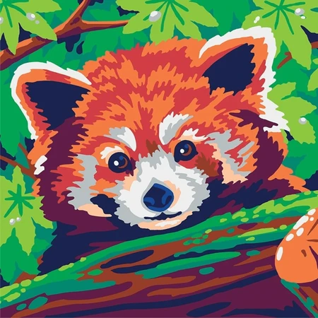 Pintura por números Colorizzy Red Panda&Shiba Panda