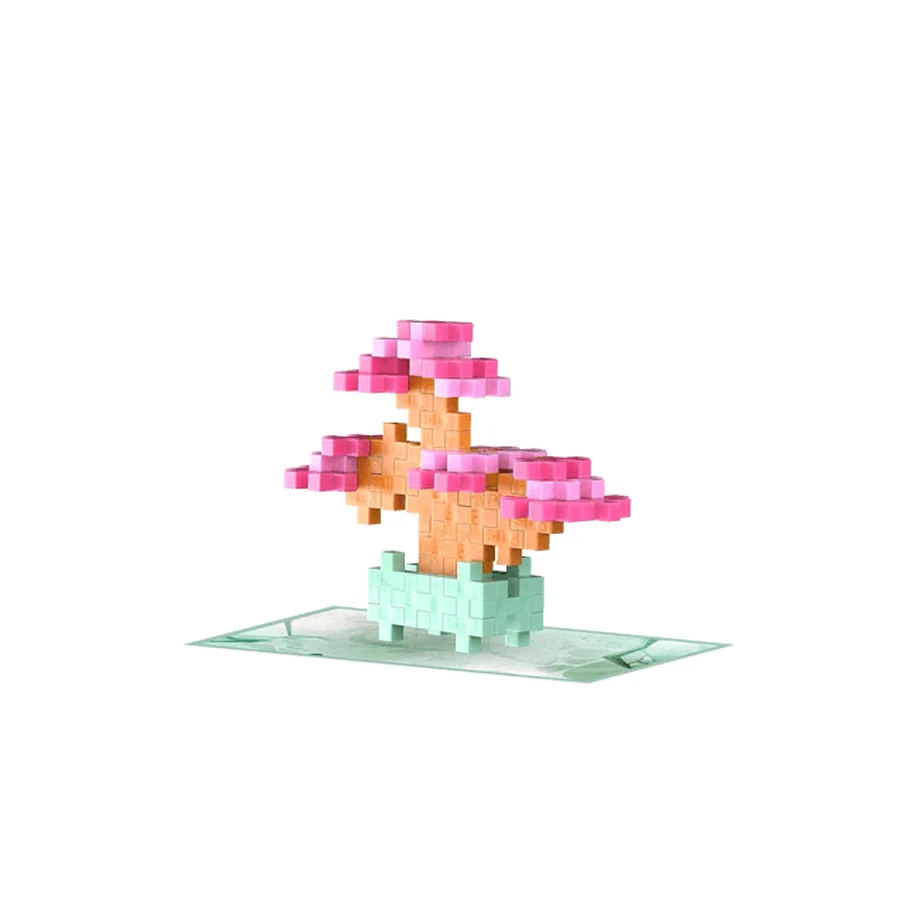 Baukasten Plus-Plus, PLANTS - Bonsai rosa