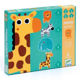 Djeco progressive puzzle in the jungle
