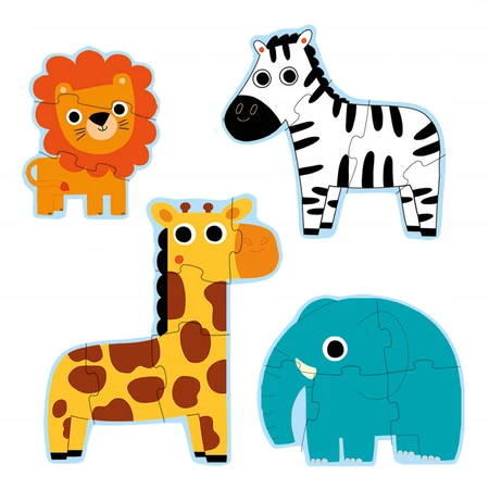 Djeco progressive puzzle in the jungle