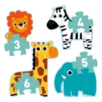 Djeco progressive puzzle in the jungle